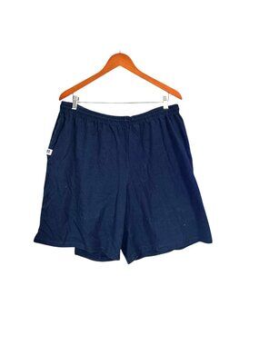 Russell Athletic Mens Navy Blue Elastic Waist Shorts XL